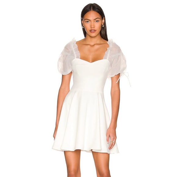 White, size 6 Amanda Upichard Lovely Dress from Revolve - Picture 1 of 5